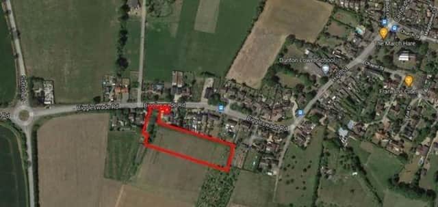 Plans for 16 houses on the site were rejected