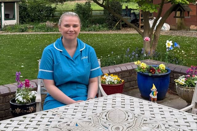 Ellen Ryan-Gill works in the palliative care hub at Sue Ryder St John's Hospice.