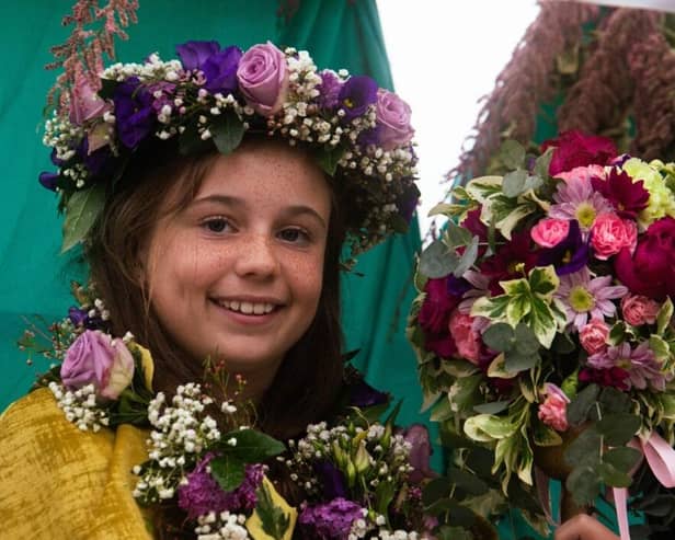 Ickwell's new May Queen: Amelia-Rose