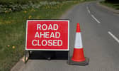 File photo of a road closed sign