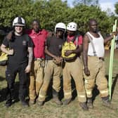 Firefighters were last out in Kenya in 2019