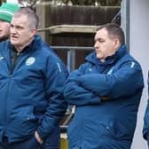 Biggleswade FC bosses Mark Inskip and Dave Northfield.