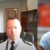 Chief constable Trevor Rodenhurst and PCC Festus Akinbusoye. Screenshot PCC and Chief Constable Accountability meeting 04.03.24. Image: LDRS