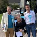 (L to R) Rupert Lowe (ex-MEP), Ann Widdecombe, Dave Holland. Image: Reform UK