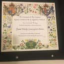 The invitation to the Coronation