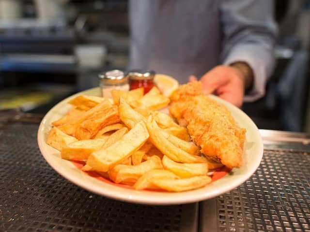 A plate of fish and chips. (Pic credit: Leon Neal / AFP via Getty Images)