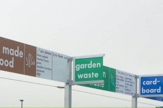 A Central Bedfordshire Tidy Tip. Image: Central Bedfordshire Council.