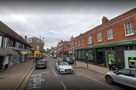 Lloyds is the sole surviving bank branch in Biggleswade but is set to close in November. Photo: Google Maps Street View