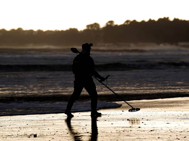 A metal detectorist