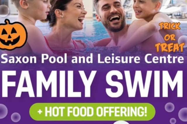 Family swim. Image: Saxon Pool and Leisure Centre/Everyone Active.