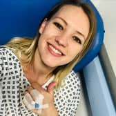 Lauren Young in hospital