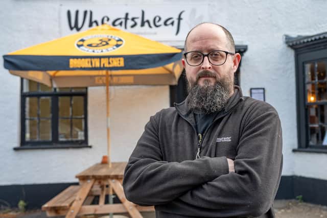 David Sutton owner of the Wheatsheaf pub and parish council chairman.