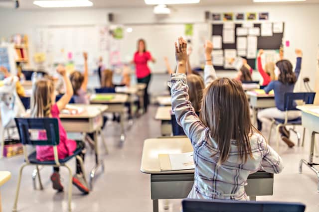 File photo of children in a classroom.