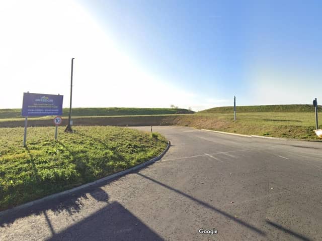 The entrance to the Willington Lock Quarry