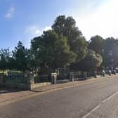 Work can begin to repair a vandalised boundary wall at Drove Road Chapel in Biggleswade, after insurers paid out more than £5,000 to the town council. Photo: Google Street View