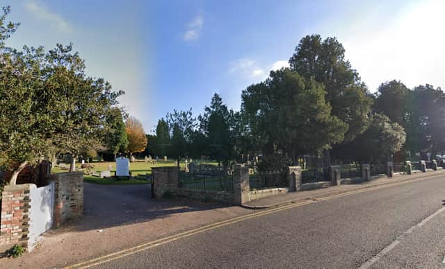 Work can begin to repair a vandalised boundary wall at Drove Road Chapel in Biggleswade, after insurers paid out more than £5,000 to the town council. Photo: Google Street View