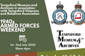 The event will explore the clandestine activities of RAF Tempsford.