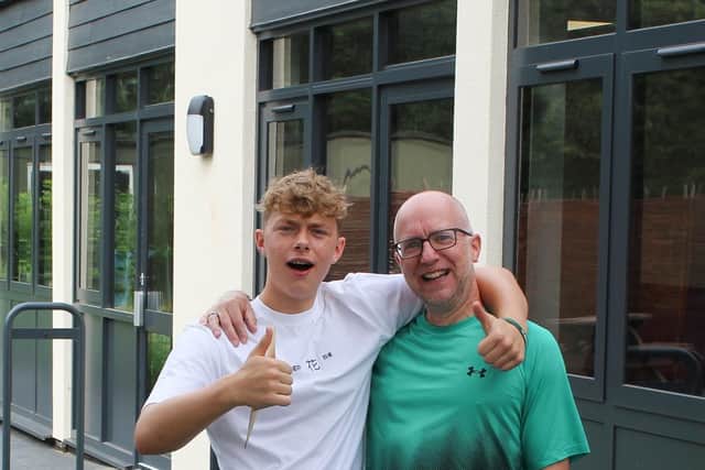 Thumbs- up to a fantastic set of GCSE results