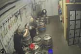 Bar staff get showered in Carling as beer keg explodes in pub cellar