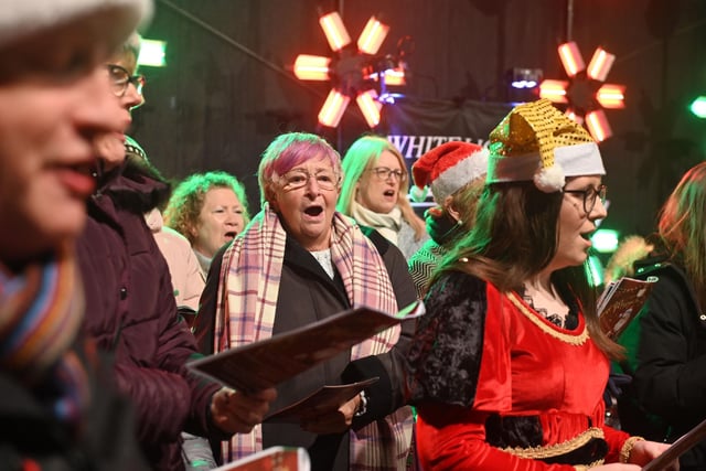 Biggleswade & District Choral Society, Biggleswade Community Choir, and Northill Singers performed at the event.