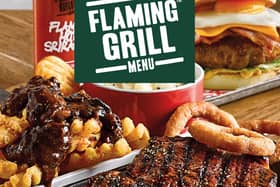 Flaming Grill burger