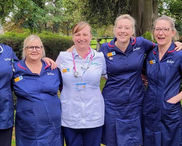 Sue Ryder Nurses at Sue Ryder St John's Hospice in Bedfordshire