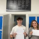 Some of Samuel Whitbread Academy's highest-performing students: Harry Plumley and Rosa Ray-Smith