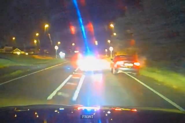 Aleksander Hoda has been jailed for drug driving, and other offences, after he led police officers on a 30-minute pursuit through Northampton.