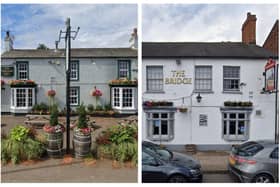 The Yorkshire Grey, Biggleswade, and right, The Bridge, Shefford. Image: Google Maps.