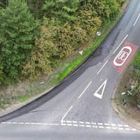 Burst main near Sandy 'still not fixed after more than one month'