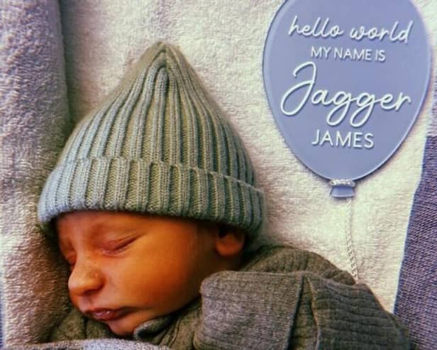 Baby boy Jagger born at Bedford Hospital on Christmas Day (Picture: Bedfordshire Hospitals NHS Foundation Trust)