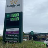 Morrison petrol station in Clarence Road, Hartlepool. 