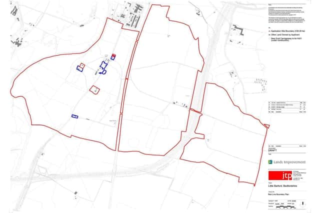 Little Barford Scoping Opinion Red Line Boundary Plan Image: JTP