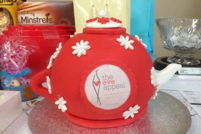 One of the inspirational cakes made for a previous fundraising tea party