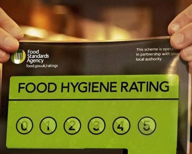 Food hygiene ratings
