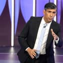 Prime Minister Rishi Sunak speaking during a BBC Question Time Leaders' Special in York. Photo Stefan Rousseau