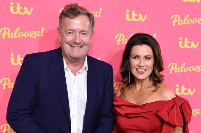 Piers begged Reid to fat shame him. (Getty)