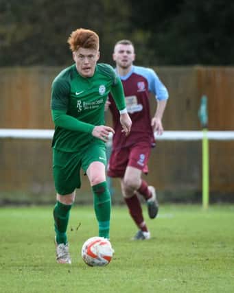 Alex Marsh of Biggleswade FC.