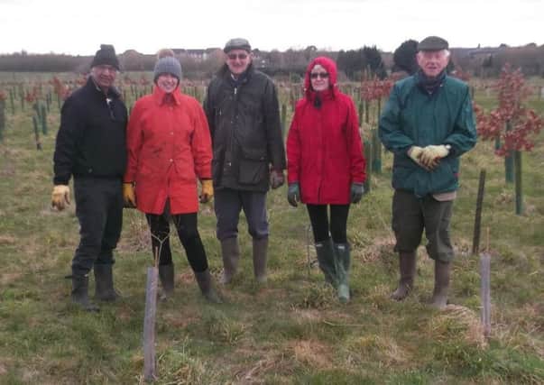Tree planting with Bedfordshire Rural Communities Charity