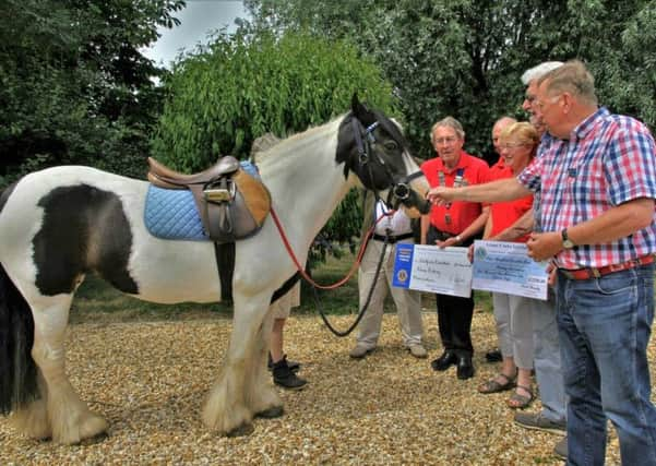 Bedford Biggleswade and Sandy Lions with Maisie the pony they purchased for the BDHRA