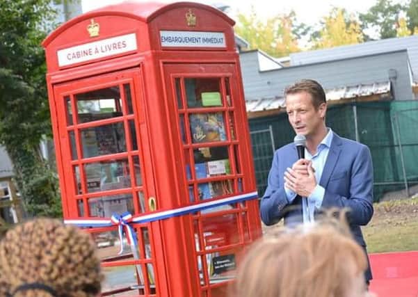 Malauney phone box library unveiled