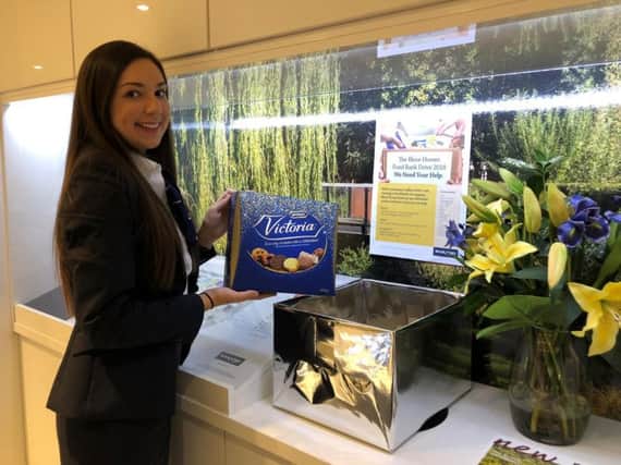 Bloor Homes foodbank donation station