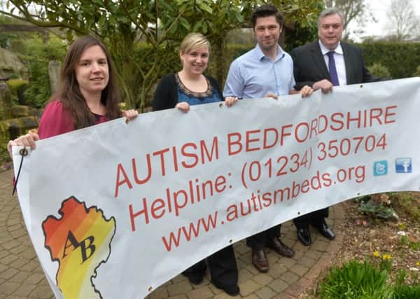 MBTC-12-03-14- Autism Bedfordshire.
b14-144

Autism Bedfordshire has been awarded nearly Â£100,000 from Children In Need.
Childrens Services Team,  Liz McTernan,  Kate Osborne, Peter Tysoe and Chris Stelling. PNL-141203-121723001