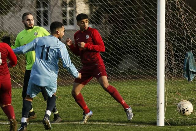 Ickwell v Queens Park Crescents. Picture: David Kay