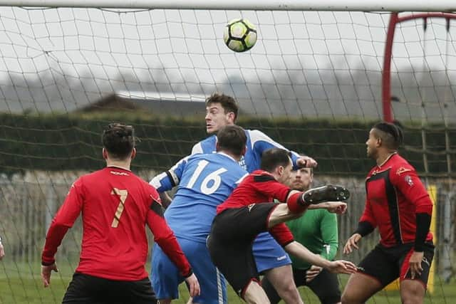 Caldecote Reserves vs Houghton. Picture: David Kay