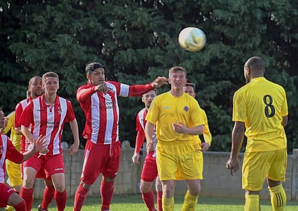 Langford v Harefield. Picture: Geoff Phillips.