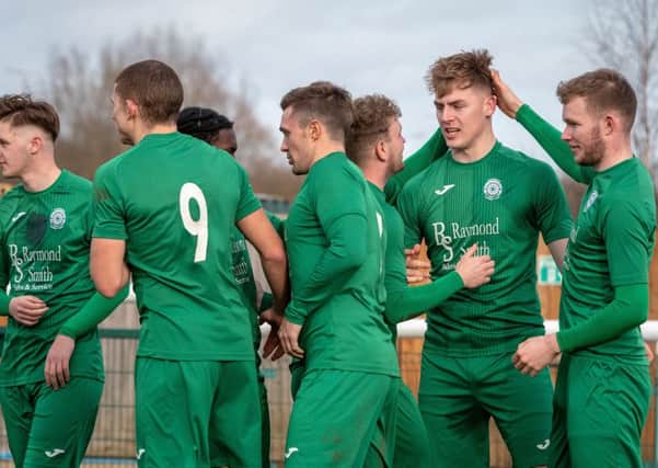 Biggleswade FC v Leverstock Green. Picture: Guy Wills