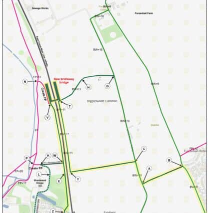 Sent by Cllr Bond: the final network map, 'which is still subject to change when Network Rail finally consult on the proposal.'