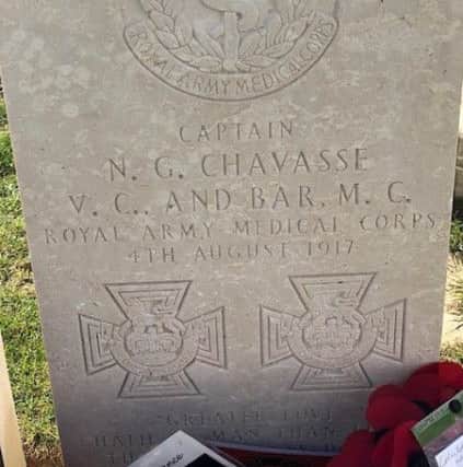 The grave of Noel Godfrey Chavasse.