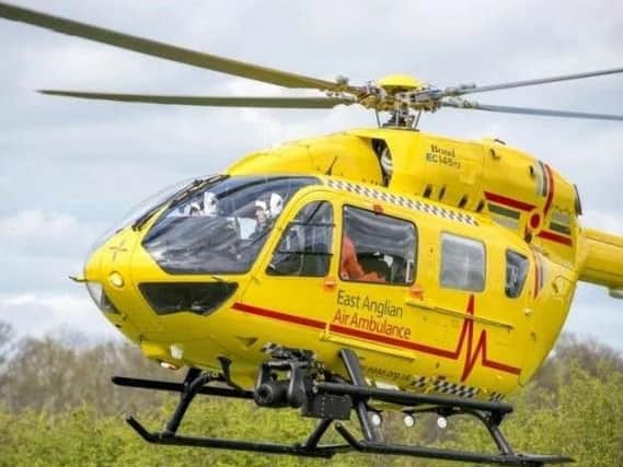 East Anglian Air Ambulance.